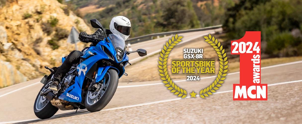 MCN CROWNS SUZUKI GSX-8R SPORTSBIKE OF THE YEAR