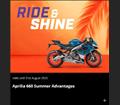 Aprilia Tuareg, Tuono & RS 660 Promotion