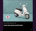 VESPA NEW SEASON ADVANTAGES