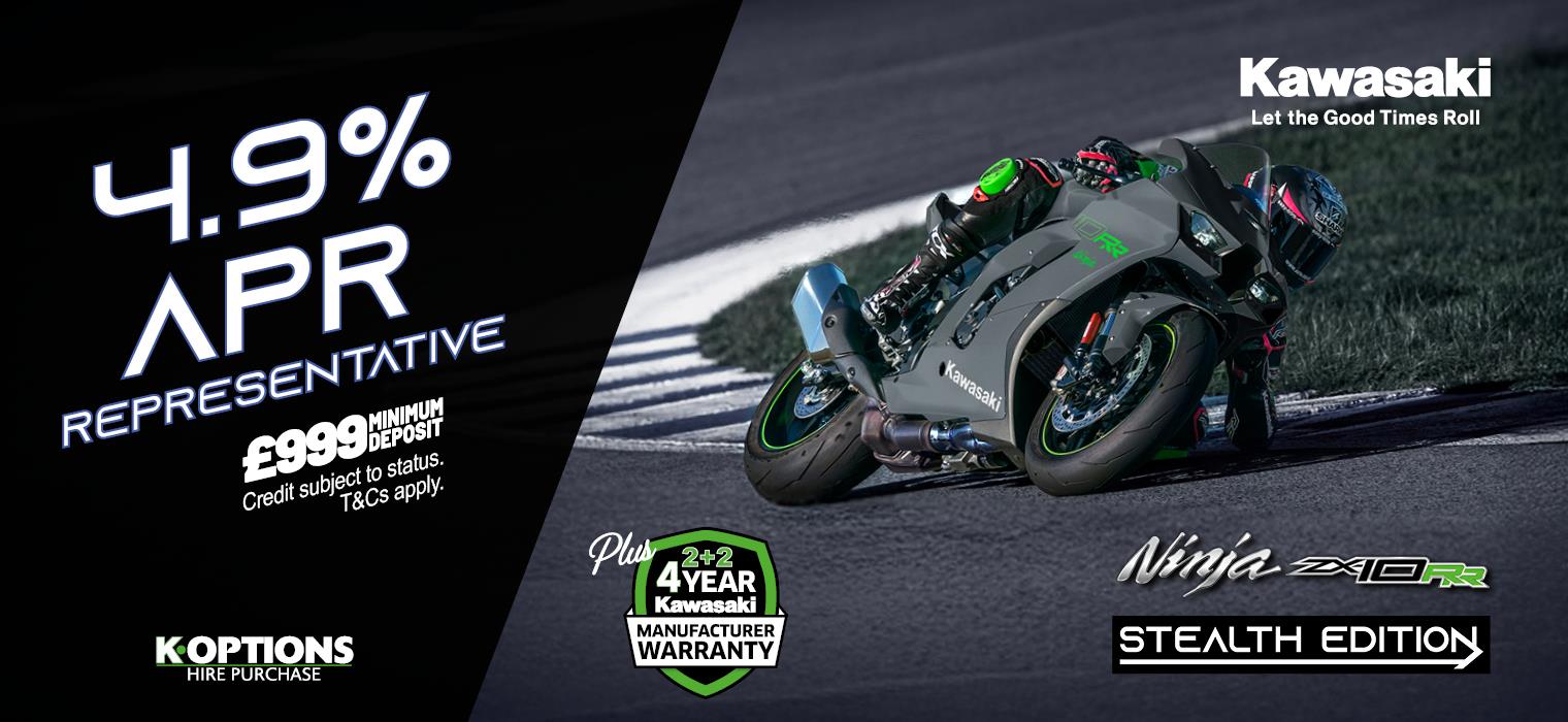 Ninja ZX-10RR Stealth Edition now available!