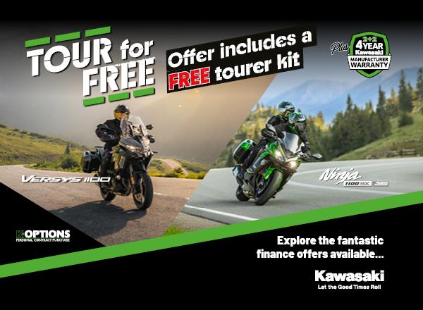 Tour For Free With The Ninja 1100SX and Versys 1100 Families!