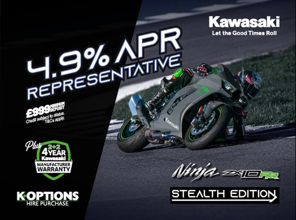 Ninja ZX-10RR Stealth Edition now available!