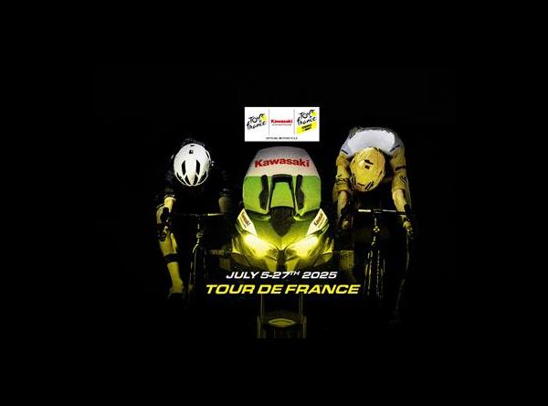 2025 Tour de France Kawasaki Versys 1100 “along for the ride”