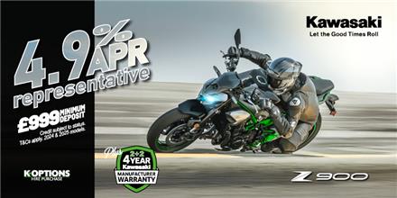 Ride away on your dream Kawasaki this summer