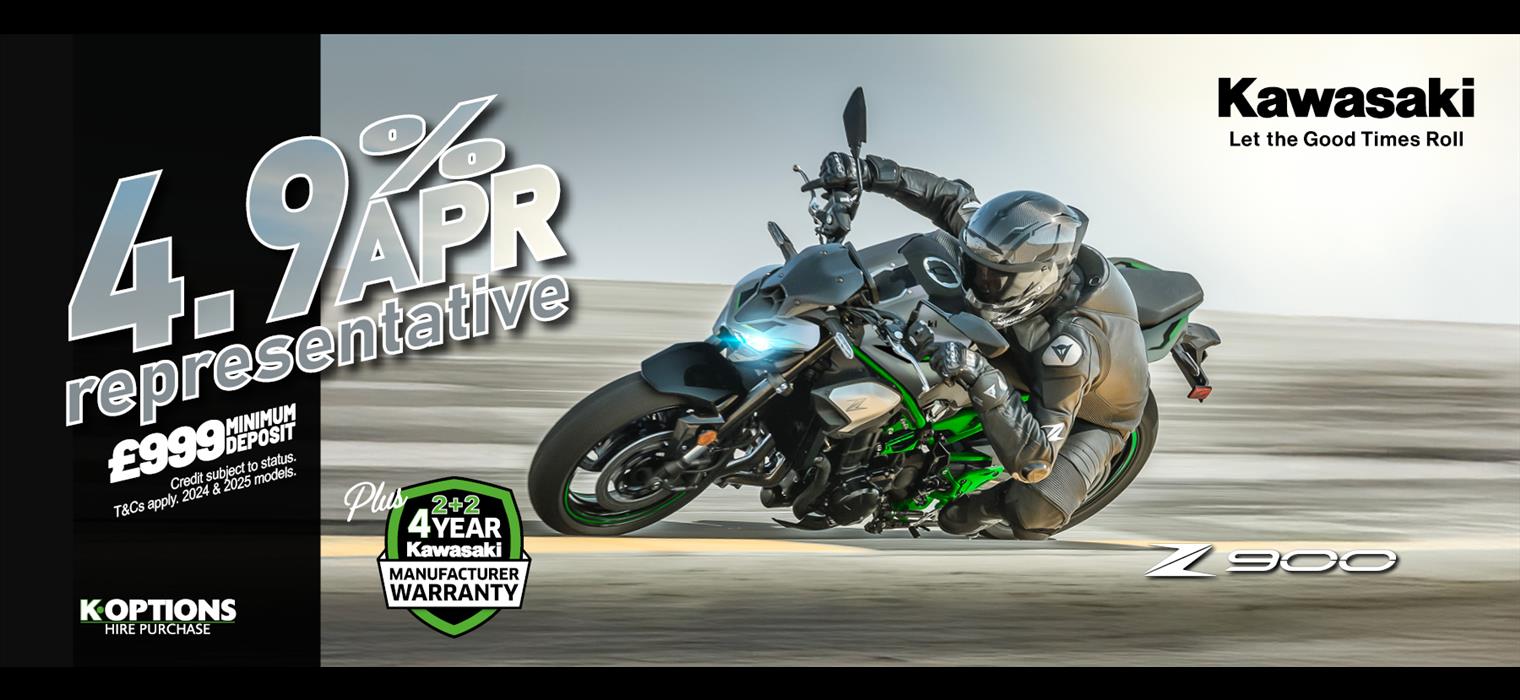 Ride away on your dream Kawasaki this summer