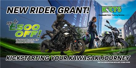 Kawasaki Launch 'New Rider Grant' Across A Range Of Machines!
