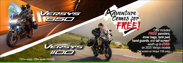 Adventure Comes For Free With Kawasaki This Spring!