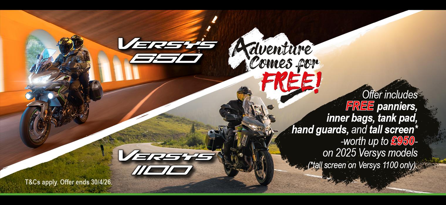 Adventure Comes For Free With Kawasaki This Spring!