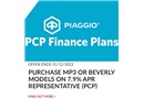 Purchase MP3 or Beverly models on 7.9% APR Representative PCP Finance